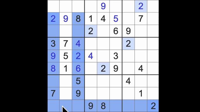 Sudoku solution – Los Angeles Times 7 February 2024 Expert level смотреть онлайн