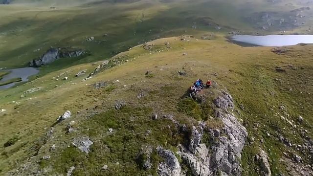 Архыз. Загеданские озера. Аэросъемка с квадрокоптера.