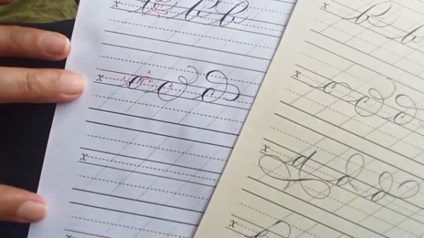 Copperplate Calligraphy / How to use my Worksheets