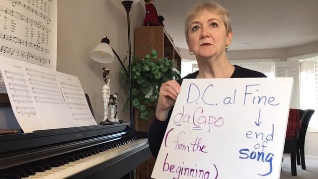 3 Minute Piano Lessons Video #79 D.C.al Fine explained Take Piano Lessons with Kenya Africa teacher смотреть онлайн