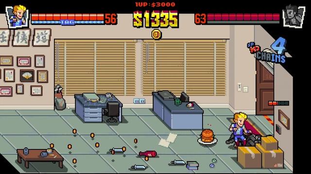 Double Dragon Gaiden: Billy & Jimmy Gameplay (Single Player - Hard Mode) смотреть онлайн