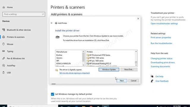 How to install HP Laserjet p2015 printer driver manually by using its basic driver смотреть онлайн