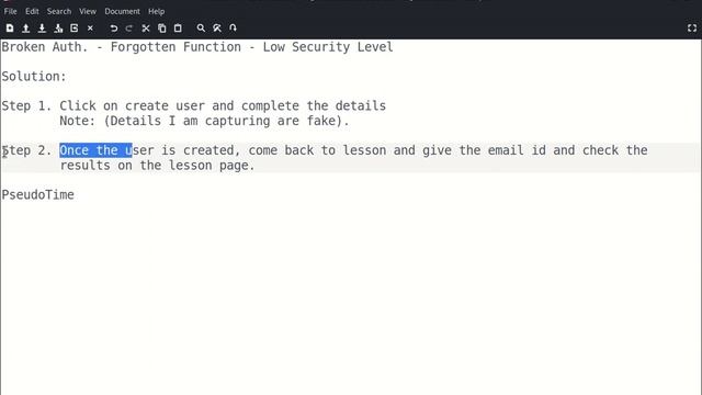 Broken Auth Forgotten Function Low Security Level смотреть онлайн