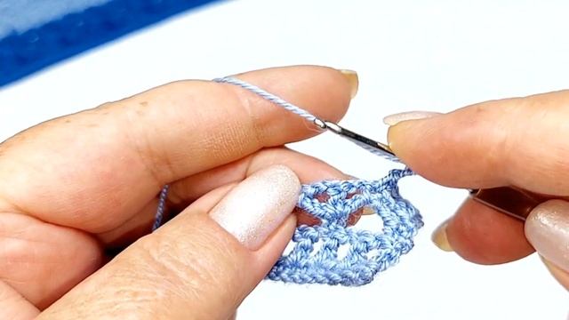 Вяжем !!! Нежный узор крючком "Бусинка " смотреть онлайн