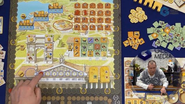 ТРАЯН - ОБЗОР настольной игры Trajan от Geek Media смотреть онлайн