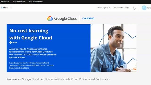 [Coursera + Google Cloud] FREE Certification Promotion Is Back Til Dec 31, 2023 смотреть онлайн