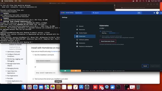 How to install docker and kubernetes in Mac смотреть онлайн