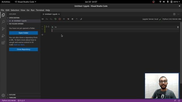Instalando e Testando o Jupyter Notebook no Visual Studio Code смотреть онлайн