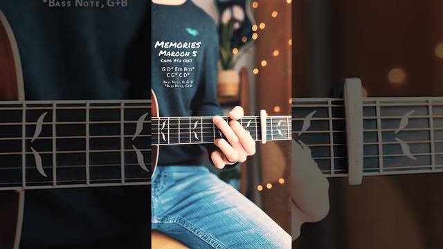 Memories Guitar Tutorial // Memories Maroon 5 Guitar Lesson & Play Along смотреть онлайн