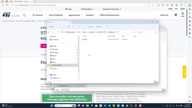 STM32 ExpressLink Tutorial Part 3: Secure Boot смотреть онлайн