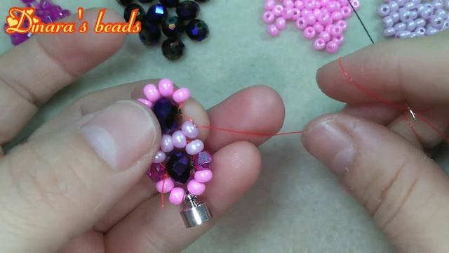 EASY BEADED BRACELET / БРАСЛЕТ ИЗ КРИСТАЛЛА И БИСЕРА,ЛЕГКО И ПРОСТО / смотреть онлайн