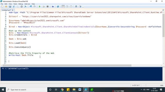 SharePoint PowerShell CSOM Execuation Mechanism смотреть онлайн
