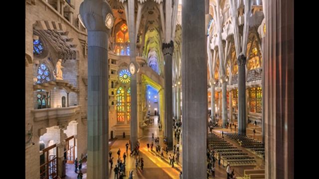 Basilica of the Sagrada Familia one of Churches & Cathedrals, Architectural Buildings in Barcelona смотреть онлайн