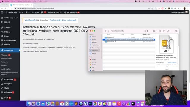 Comment résoudre le problème "le thème n’a pas de fichier style.css" [Tutoriel WordPress] смотреть онлайн