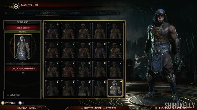 Mortal Kombat 11 : Nightwolf Character Customization / All Outfits & Gear смотреть онлайн