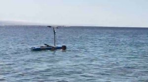 Сап серфинг на педальной доске