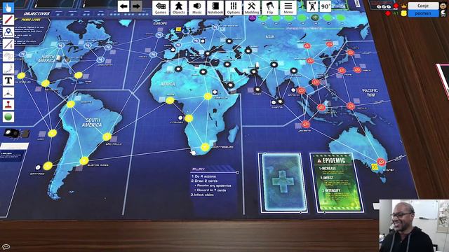 Canje Plays Pandemic Legacy Season 1 CoOp - TTS - Part 3 смотреть онлайн