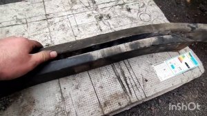 Лыжа (рессора) Мерседес спринтер.замена.