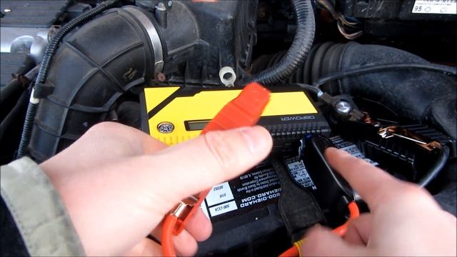 DBPower 500A | Jump Starter Demo | Dead Car Battery Portable Jump Starter