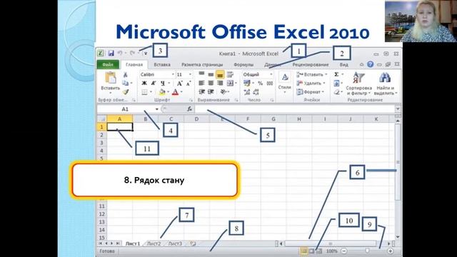 Інформатика 9 клас. Відео-урок з теми "Табличний процесор Excel" смотреть онлайн