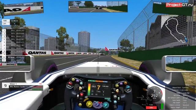 Automobilista - PGT F1 2018 - Тесты нового звука. смотреть онлайн