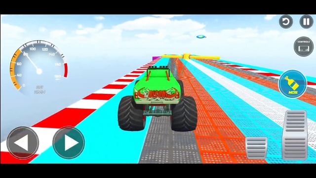 Crazy Monster Truck – Car Racing Game || Mega Ramp Stunts 3D Game || Play Now Stunts Game ?#cargame смотреть онлайн