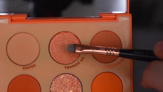 ColourPop Orange You Glad Eyeshadow Palette | Orange Eye Makeup Tutorial смотреть онлайн