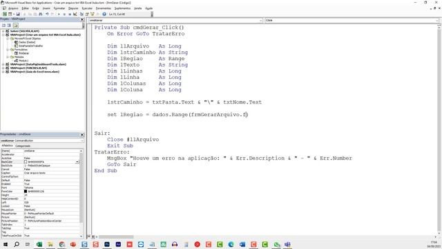 Criar Arquivo TXT com VBA Excel - Gerar Arquivo TXT no Excel com VBA смотреть онлайн