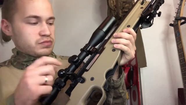 Обзор на снайперскую винтовку Cyma L96 Spring