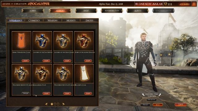 Ashes of Creation. Косметические предметы первой главы Apocalypse смотреть онлайн