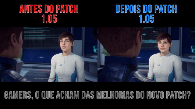 Mass Effect Andromeda "My Face is Tired" Antes e Depois do Patch 1.05 (Novas Expressões e Animações смотреть онлайн