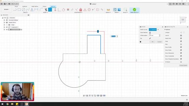 How To Use Offset Tool (Fast Fusion 360 Tutorial) смотреть онлайн