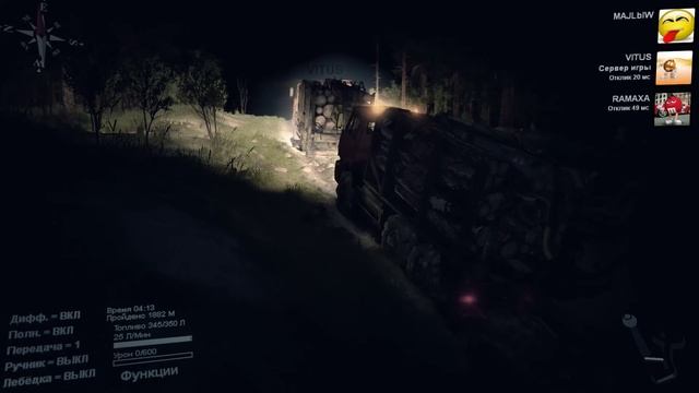 SpinTires - карта "Равнины" пройдено #2 смотреть онлайн