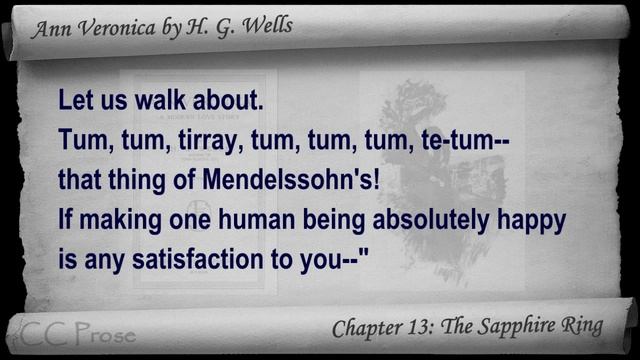 Chapter 13 - Ann Veronica By H. G. Wells - The Sapphire Ring