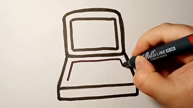 Bolalar Uchun Kompyuter rasm chizish / Drawing Computer with kids song/Рисование Компьютер для дете смотреть онлайн