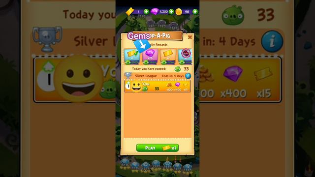 Angry Birds Pop - Terrance Pop a Pig - 25 gems prize смотреть онлайн