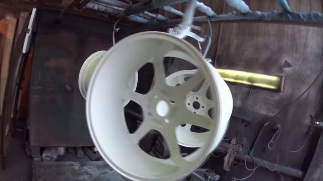 Порошковая покраска дисков, первый опыт смотреть онлайн