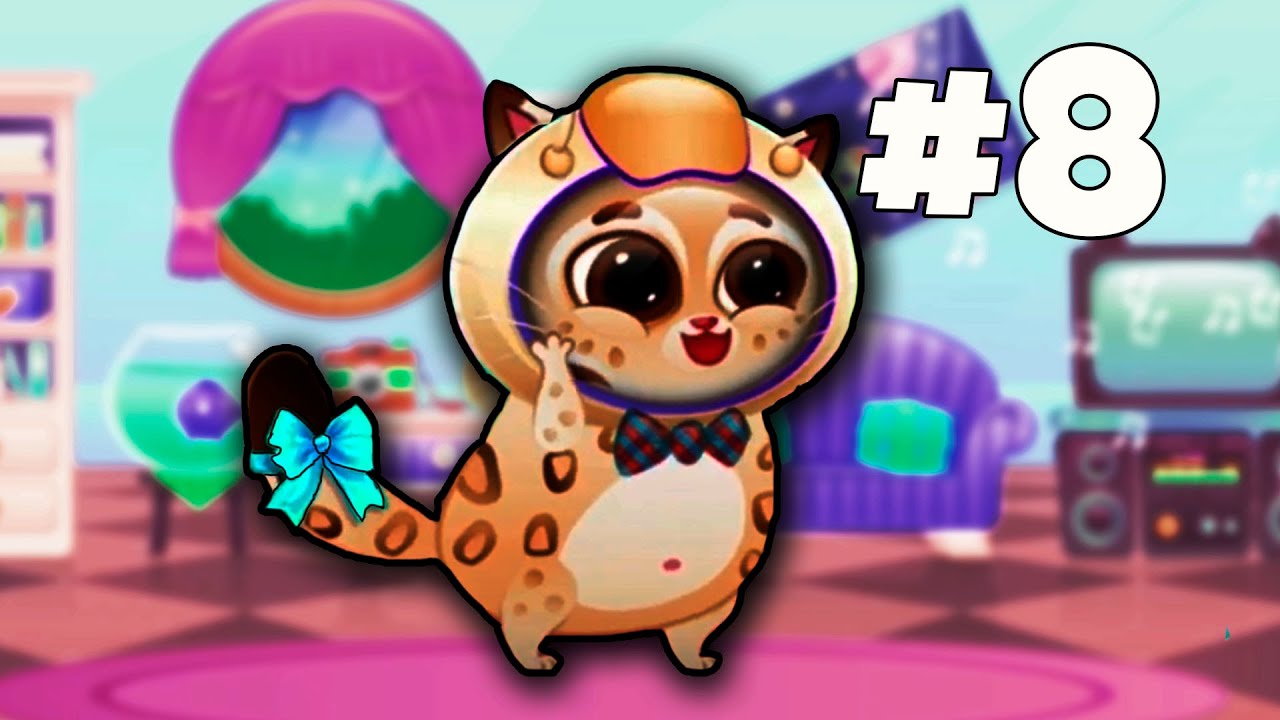 Будем выбирать новую мелодию. 8 серия игры виртуальный питомец котик Буббу на канале BabyMax. смотреть онлайн