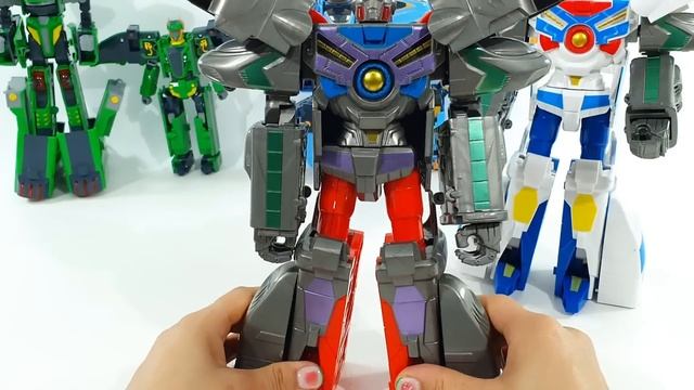 GiantSaver SuperTrain Robot Trans Robot ShinkaLion RoboValor Train Combo Mecha Transformation смотреть онлайн