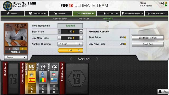 Fifa 13 | Road to 100k | Ep.1 | bent!... смотреть онлайн