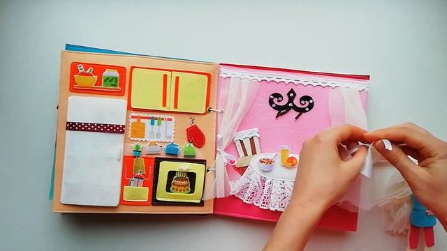 Книга из фетра Дом для куклы - новогодняя версия | Обзор смотреть онлайн