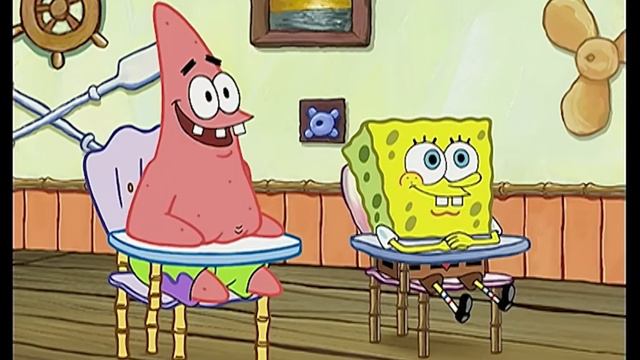 Спанч, боб,-смех Патрика.