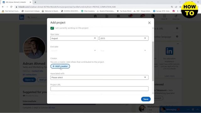 How to Add Projects to LinkedIn смотреть онлайн
