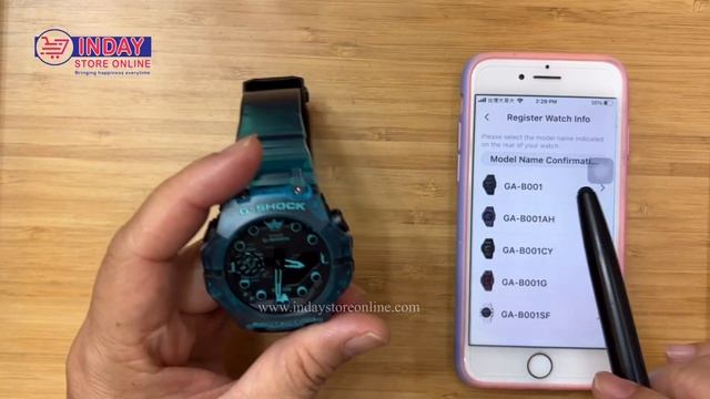 G-SHOCK | GA-B001G-2A TUTORIAL How To Connect The Bluetooth To Your CELLPHONE Step By Step