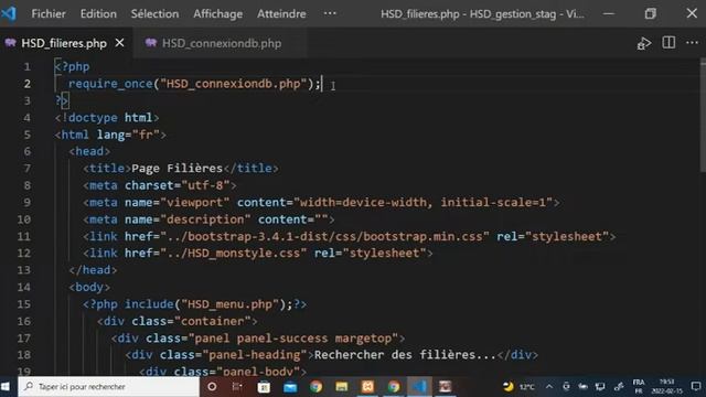 Application web avec HTML, Php, css Bootstrap, javascript, Jquery et MySQL 004 смотреть онлайн