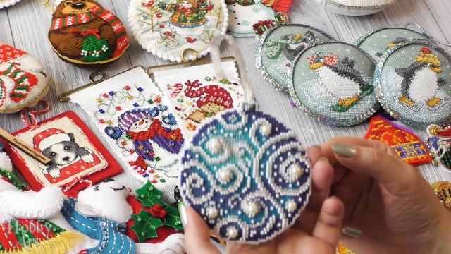 Мои рукодельные новогодние игрушки. смотреть онлайн