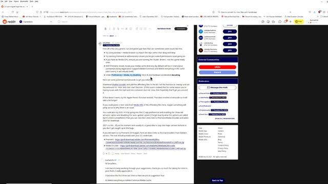 Problem importing .mp4 and .mts files into Premiere Pro 2021 and 2020. смотреть онлайн