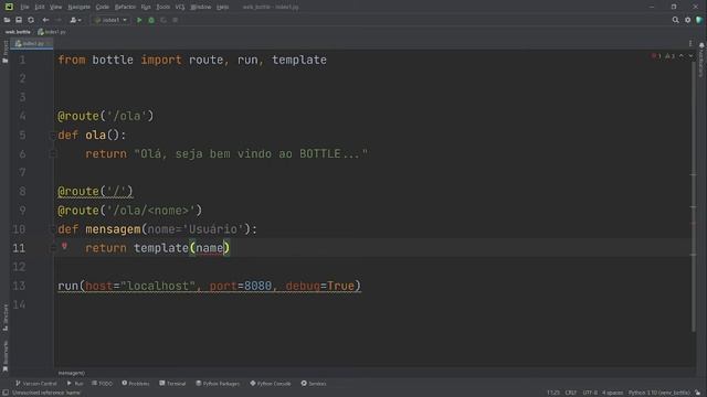 378 - Criando mais uma rota request no Bottle Python смотреть онлайн