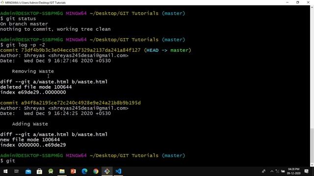 #11 Git rm command and status смотреть онлайн