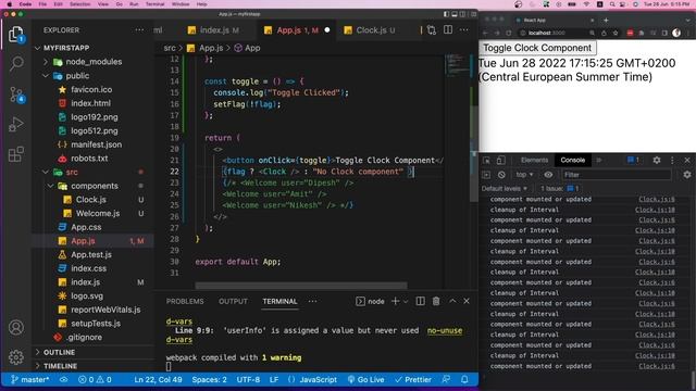 Learn React in 90 Minutes | React Main Concepts | React Crash Course 2022 смотреть онлайн